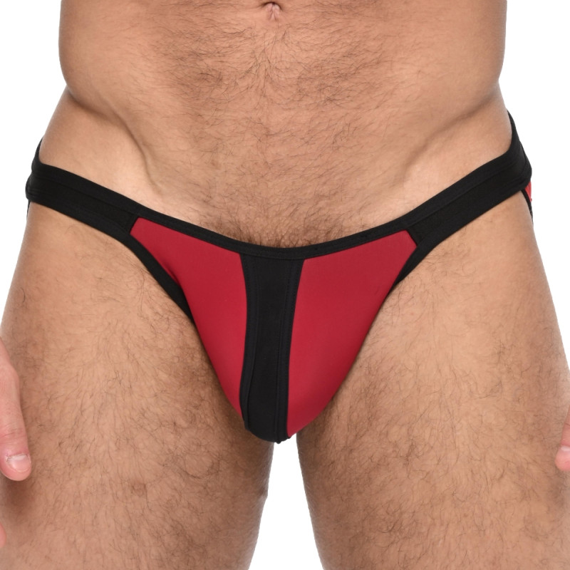 Sparta's Harness Jockstrap Troy Bordeaux-Noir